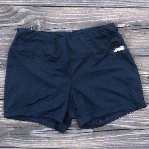 Avia Black Spandex Athletic Shorts